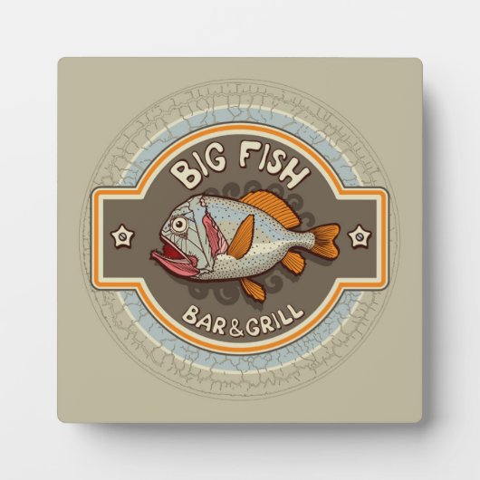 Big Fish Bar and Grill Poster Fotoplatte (Vorderseite)