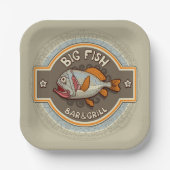 Big Fish Bar and Grill Poster Pappteller (Vorderseite)
