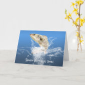 Big Fish Geburtstag Karte (Gelbe Blume)