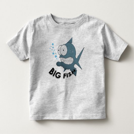 Big Fish - Kleinkind Fine Jersey T - Shirt (Vorderseite)