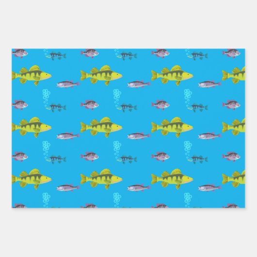 Big Fish, Little Fish Wrapping Paper Geschenkpapier Set (Vorderseite 3)