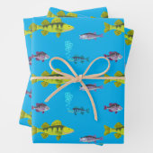Big Fish, Little Fish Wrapping Paper Geschenkpapier Set (Beispiel)