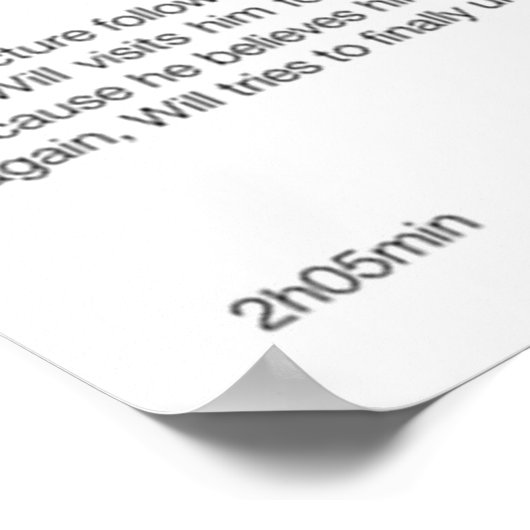 Big Fish Movie Print Poster (Ecke)