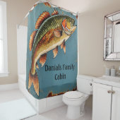 Big Fish Personalisiert Duschvorhang (Beispiel)