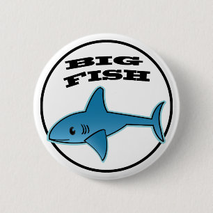 Big Fish - Standard, 2¼ Zoll Round Button 