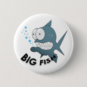 Big Fish - Standard, 2¼ Zoll Round Button 