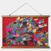 Big Fish Wandteppich Mit Holzrahmen (Vorne)