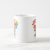 Big Five Celebration: Elephant mit Ballons Toddl Kaffeetasse (Mittel)
