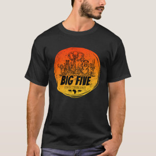 Big Five von Africa Safari Vintag Elephant, T-Shirt