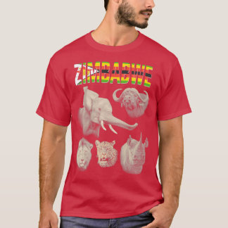 Big Five Zimbabwe Safari T-Shirt