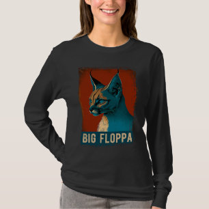 Big Floppa für Kinder Meme Niedliche Caracal Katze T-Shirt