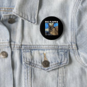 Big Floppa Meme Cat Button (Beispiel)