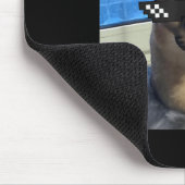 Big Floppa Meme Cat Mousepad (Ecke)
