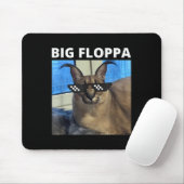 Big Floppa Meme Cat Mousepad (Mit Mouse)