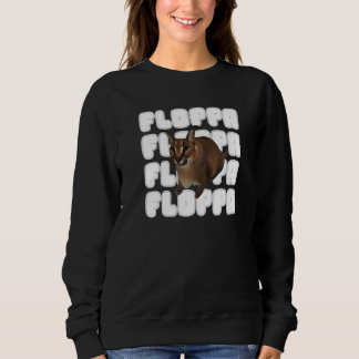Big Floppa Meme Cat Sweatshirt