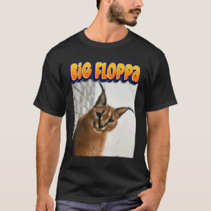 Big Floppa Meme Katze 3 T-Shirt