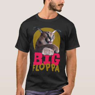 Big Floppa Meme. Katze T-Shirt
