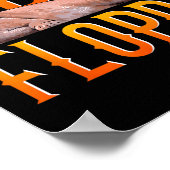 Big Floppa Meme Niedlich Caracal Cat Poster (Ecke)