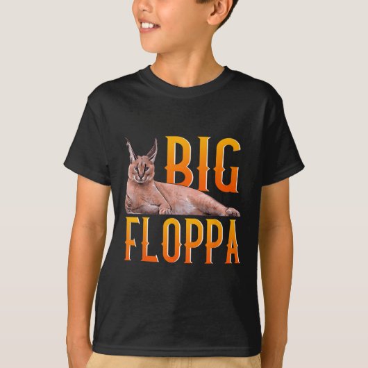 Big Floppa Meme Niedlich Caracal Cat T-Shirt (Vorderseite)