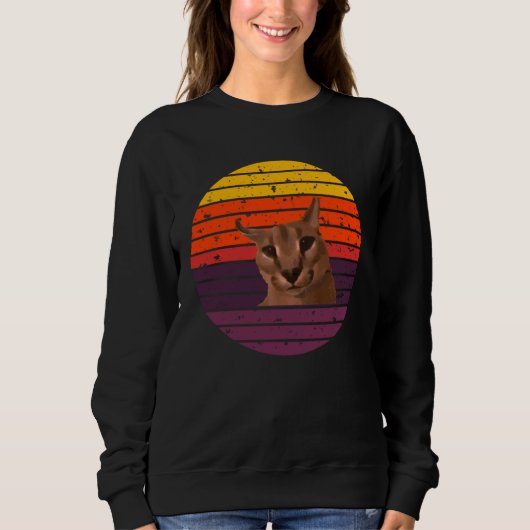 Big Floppa Meme Süß AKA Gregory Ohren  1 Sweatshirt (Vorderseite)