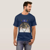 Big Floppa Rapper lustig T-Shirt (Vorne ganz)