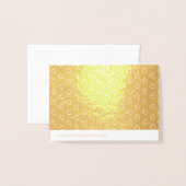 Big Floral Heart Folienkarte (Rückseite mit Umschlag)