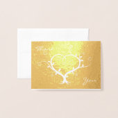 Big Floral Heart Folienkarte (Vorderseite mit Umschlag)