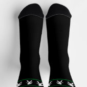 Big Foot geht cool Sasquatch-Gläubiger Socken (Oben)