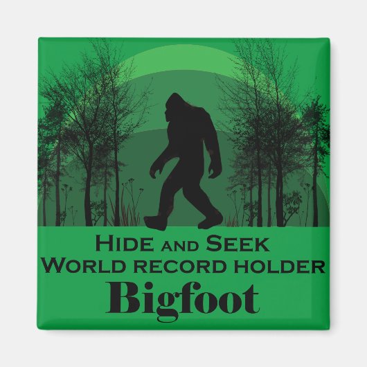 Big Foot, Hide and Seek Magnet (Vorne)