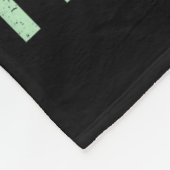 Big Foot I Hate People Middle Finger Sasquatch Ret Fleecedecke (Ecke)