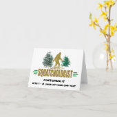 Big Foot Karte (Gelbe Blume)