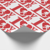 Big Foot Liebe Geschenkpapier (Ecke)
