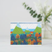 Big Foot Postkarte (Stehend Vorderseite)