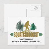 Big Foot Postkarte (Vorne/Hinten)
