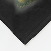 Big Foot Rock On Santa Snowman Christmas Tree Xmas Fleecedecke (Ecke)