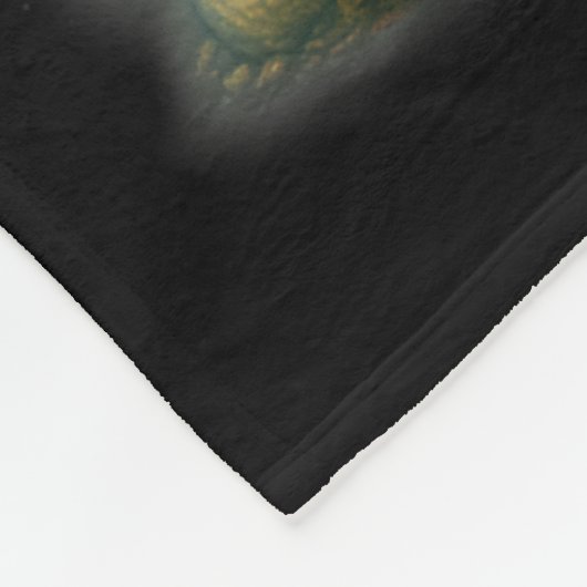 Big Foot Rock On Santa Snowman Christmas Tree Xmas Fleecedecke (Ecke)