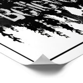 Big Foot, Sasquach, Zitat der Legend Glaube Poster (Ecke)