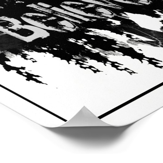 Big Foot, Sasquach, Zitat der Legend Glaube Poster (Ecke)