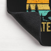 Big Foot Sasquatch I Hate People Funny Bigfoot Vin Mousepad (Ecke)