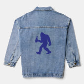 Big Foot Sasquatch Jeansjacke (Rückseite)