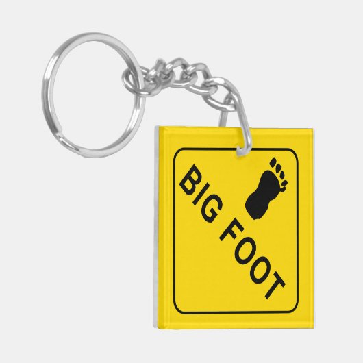 Big Foot Schlüsselanhänger (Vorderseite links)