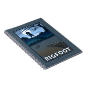 Big Foot Spaziergang durch den Golfplatz Notizblock (Rechte Seite)