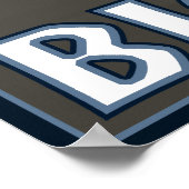 Big Foot Spaziergang durch den Golfplatz Poster (Ecke)