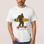 Big foot surfer T-Shirt (Vorderseite)