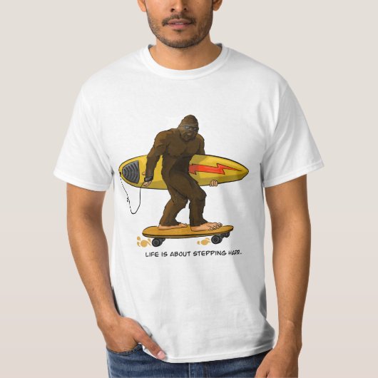 Big foot surfer T-Shirt (Vorderseite)