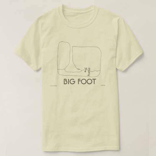 BIG FOOT T - Shirt (Design vorne)