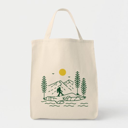 Big Foot Tote Bag Tragetasche (Vorne)