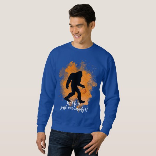 Big Foot Trick oder Treat Candy - Big Foot Hallowe Sweatshirt (Vorne ganz)