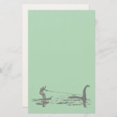 Big Foot und Nessie Briefpapier (Vorne/Hinten)