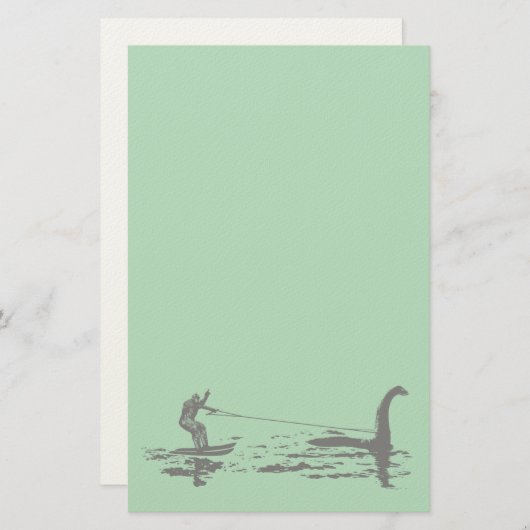 Big Foot und Nessie Briefpapier (Vorne/Hinten)